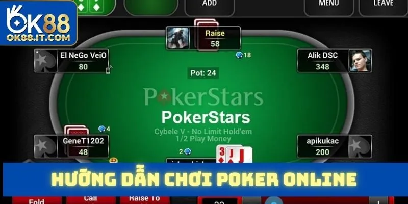 Hướng dẫn chơi poker dành cho người mới