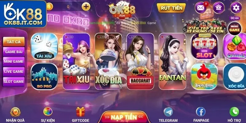 Kho game tại Ok88 có gì đáng chú ý?